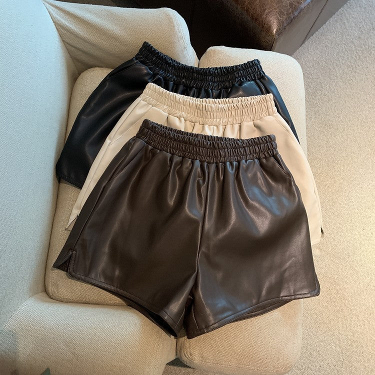 Fabia Faux Leather Short