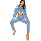 Nadia Cropped Denim Jacket