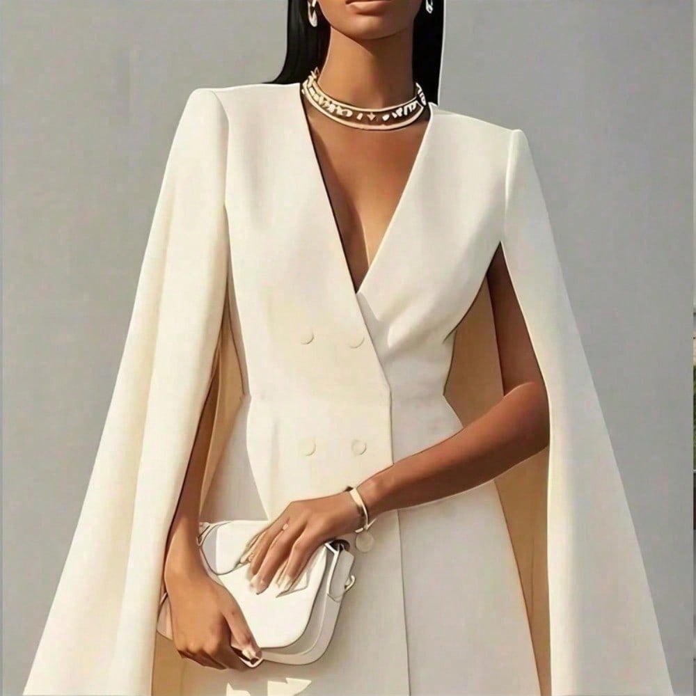 Norma cape blazer mini