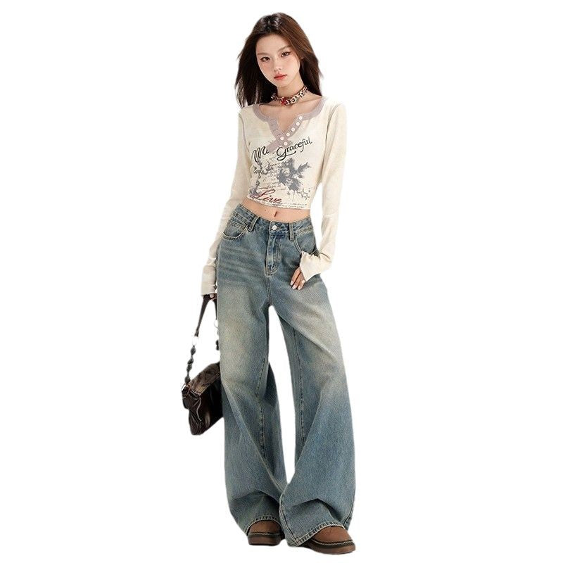Livia Baggy Wide-Leg Jean