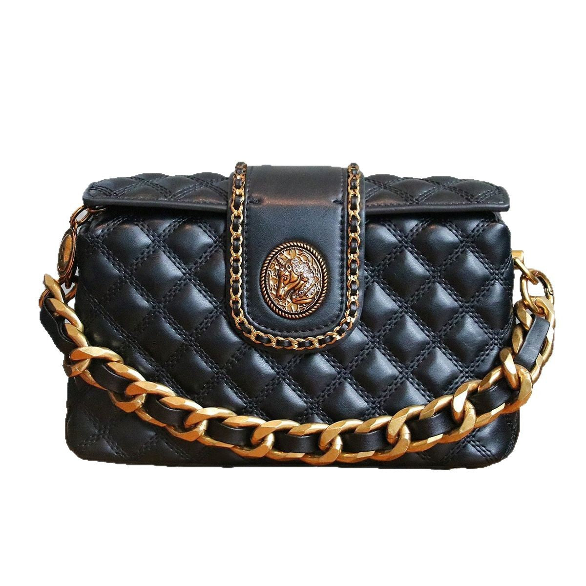 Fosca Quilted Chain Shoulder Bag