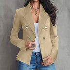Florinda Double-Breasted Tailored Blazer