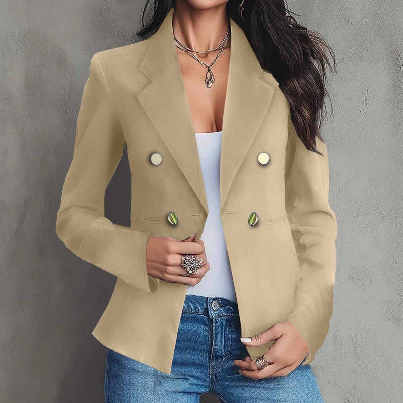 Florinda Double-Breasted Tailored Blazer