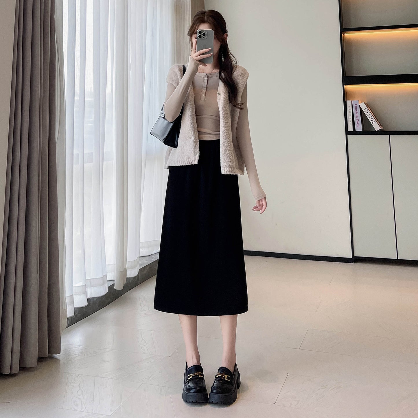 Nora Knit Midi Skirt