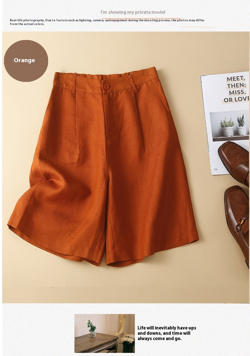 Giorgia Tailored Linen Shorts