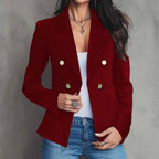 Florinda Double-Breasted Tailored Blazer