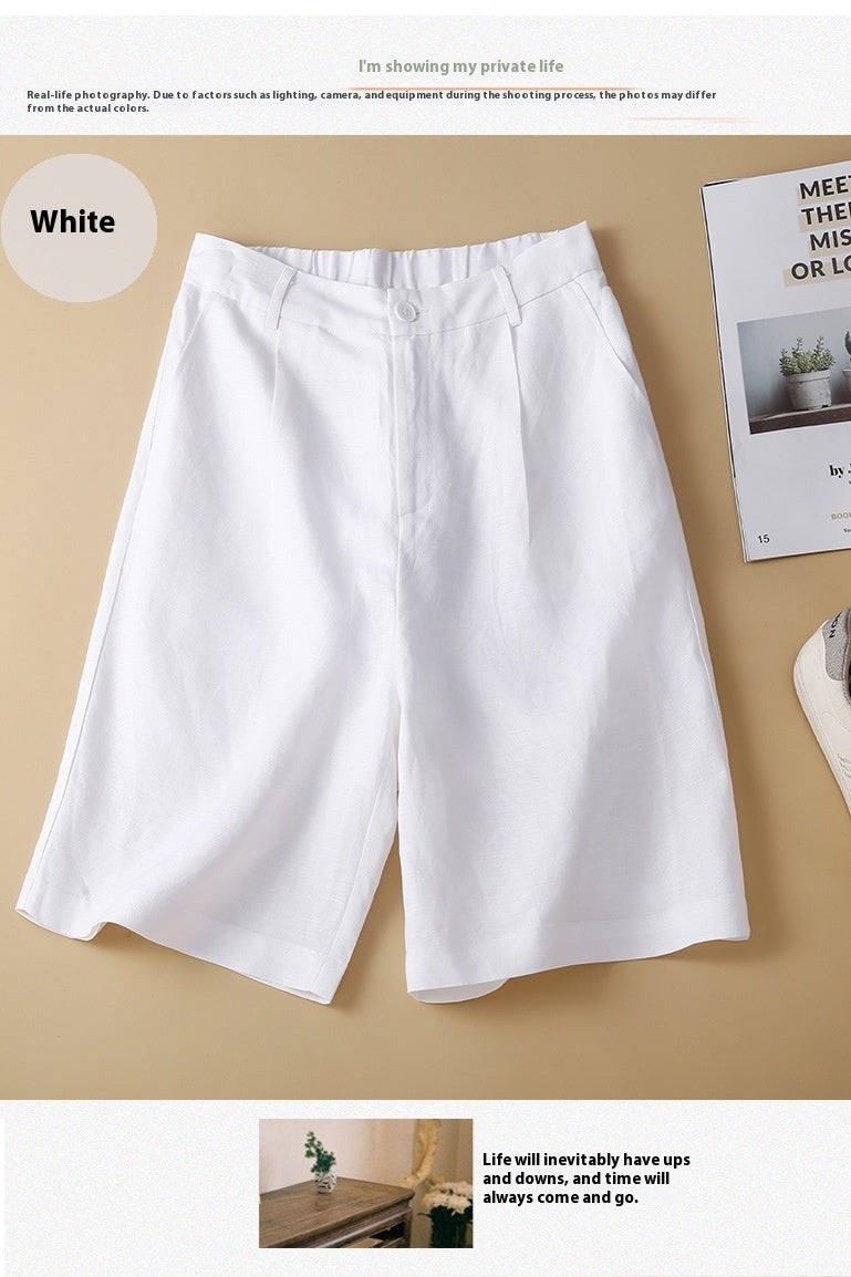 Giorgia Tailored Linen Shorts