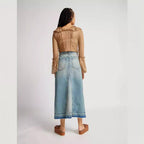 Giordana Denim Maxi Skirt
