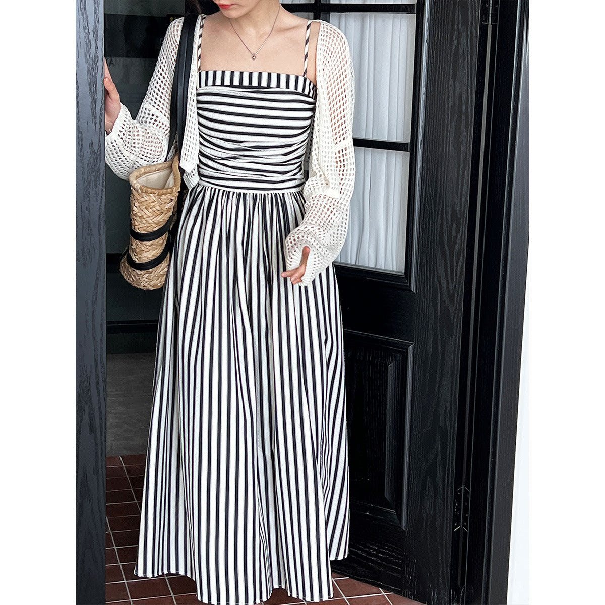 Marina Striped Maxi Dress