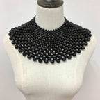 Nives Beaded Statement Collar Necklace