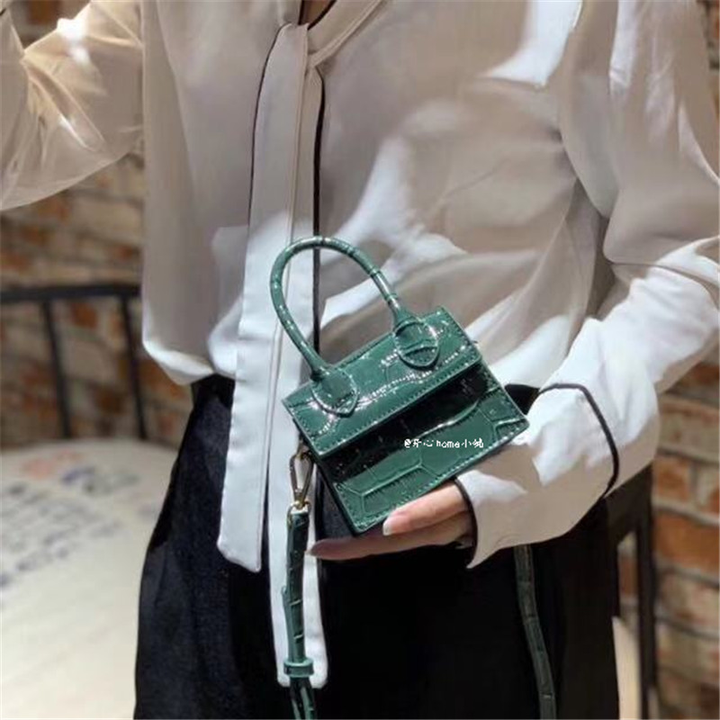 Zita Croc-Effect Mini Baguette