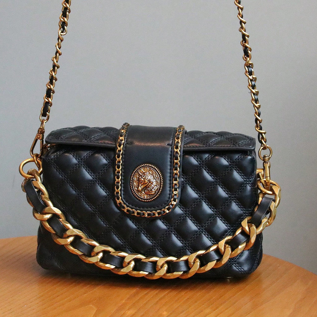 Fosca Quilted Chain Shoulder Bag