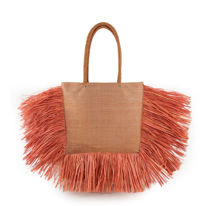 Riviera Raffia Beach Tote — Oli Amore