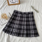 Mirabella Pleated Plaid Skirt