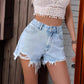 Gaia High-Rise Ripped Denim Short
