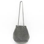 Damiana Crystal Mesh Pouch Bag
