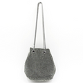 Damiana Crystal Mesh Pouch Bag