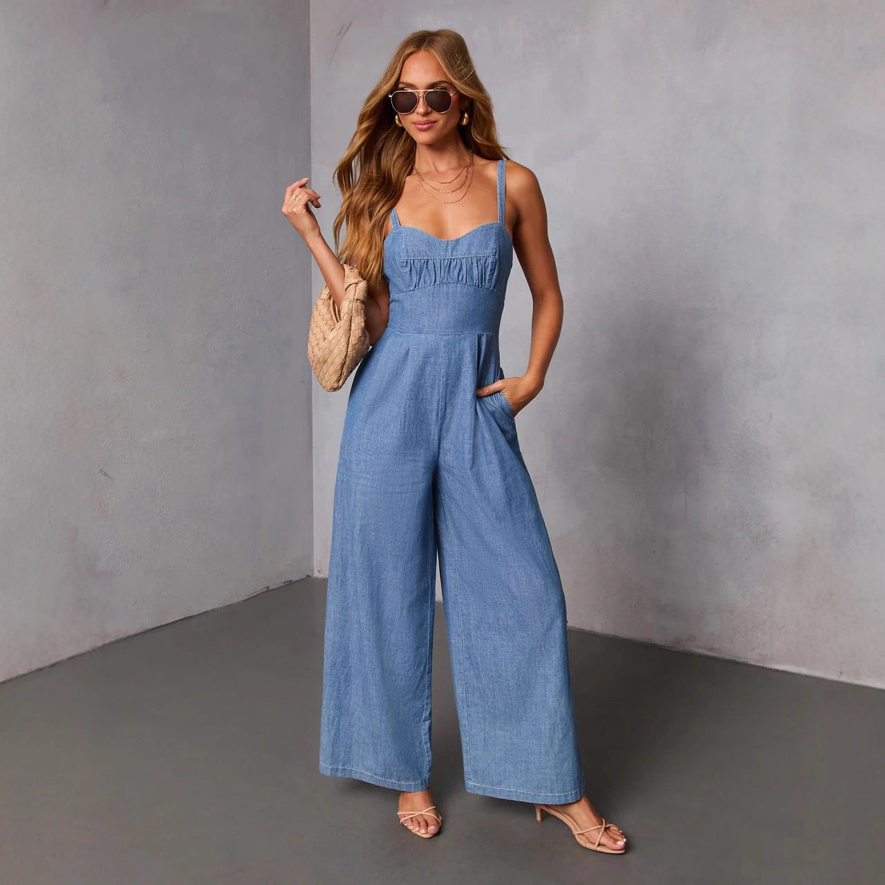 Tamara Chambray Jumpsuit