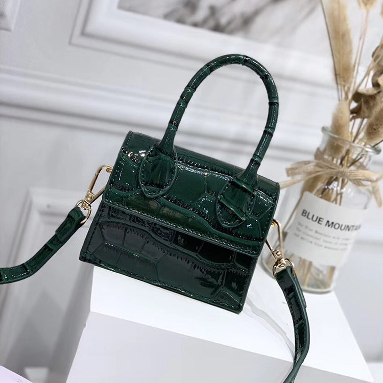 Zita Croc-Effect Mini Baguette