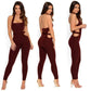 Talia Halter Bodycon Jumpsuit