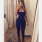 Talia Halter Bodycon Jumpsuit