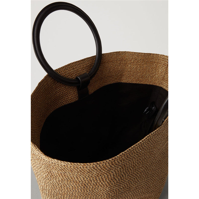 Maiori Straw Woven Beach Tote