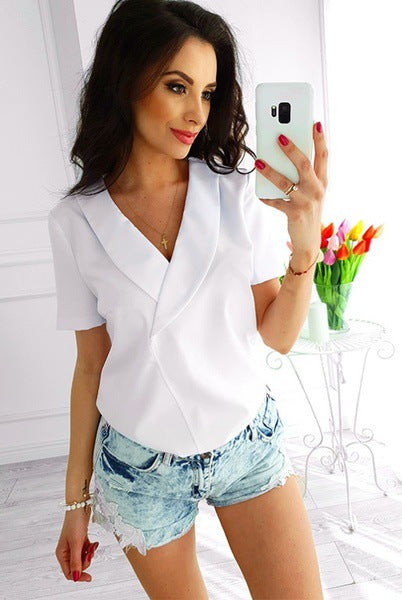 Renata Wrap Blouse