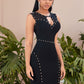 Alessia Studded Bandage Dress