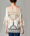 Cristiana Crochet Lace Beach Top