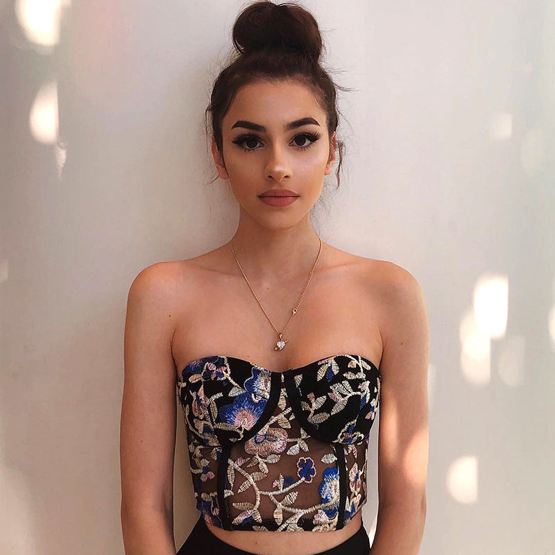 Samira Floral Corset Top