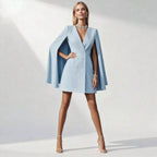 Norma cape blazer mini