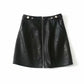 Dafne Faux Leather Mini Skirt