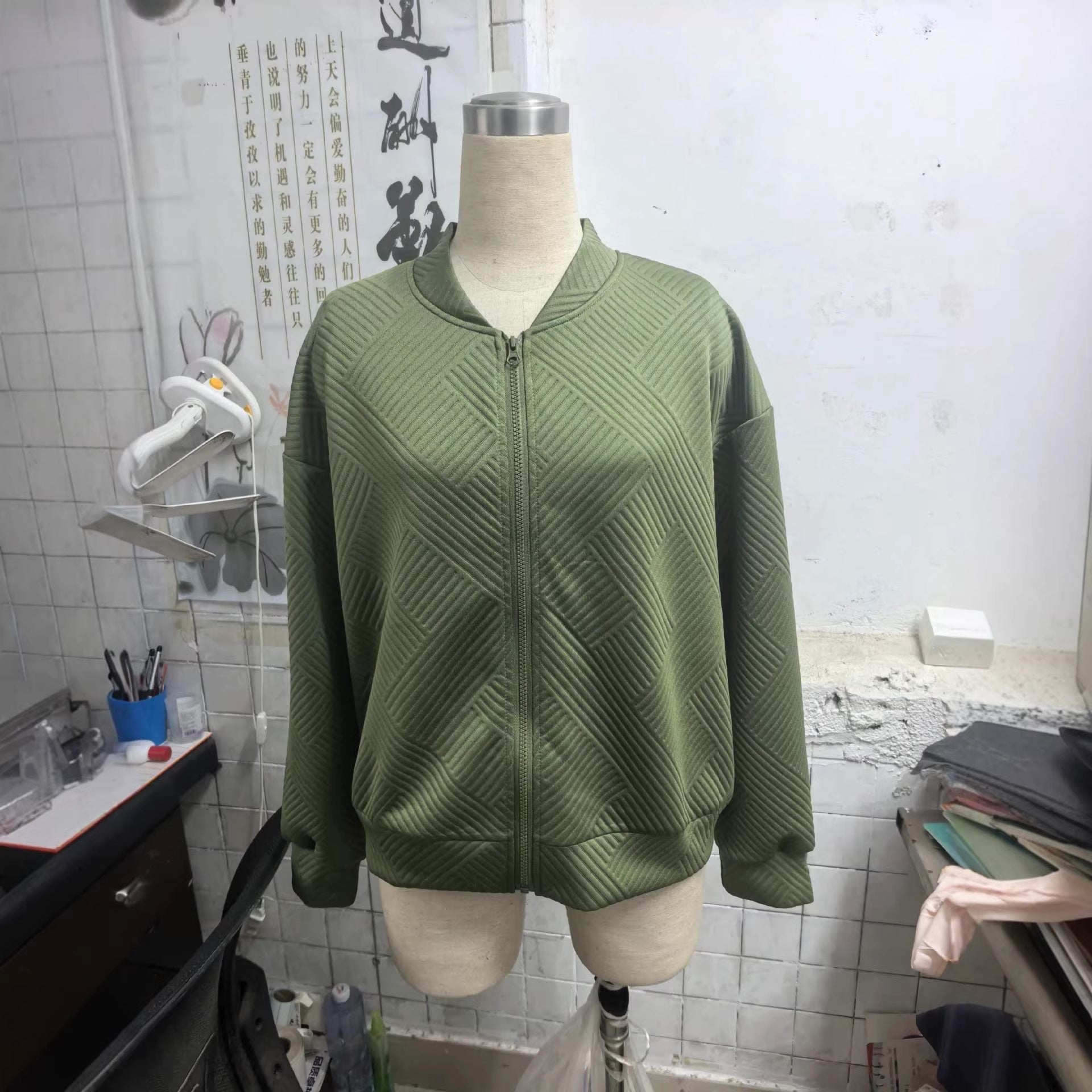 Filippa Textured Bomber — Oli Amore
