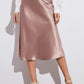 Serena Satin Bias Midi Skirt