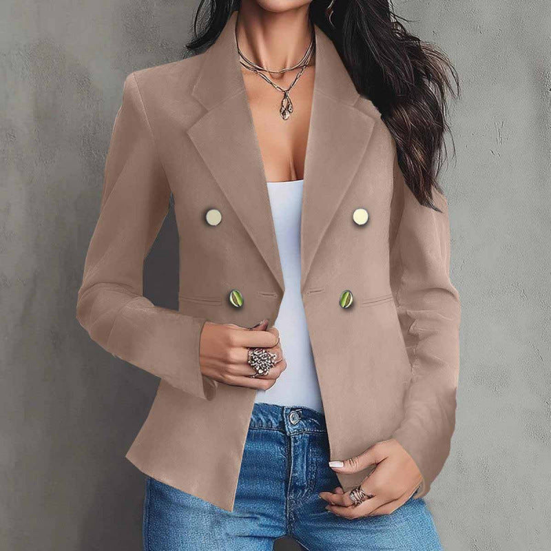Florinda Double-Breasted Tailored Blazer