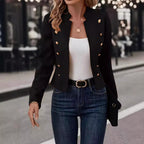 Margot Military Button Jacket — Oli Amore