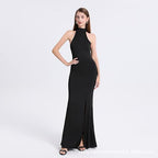 Ottavia Halter Maxi Gown — Oli Amore