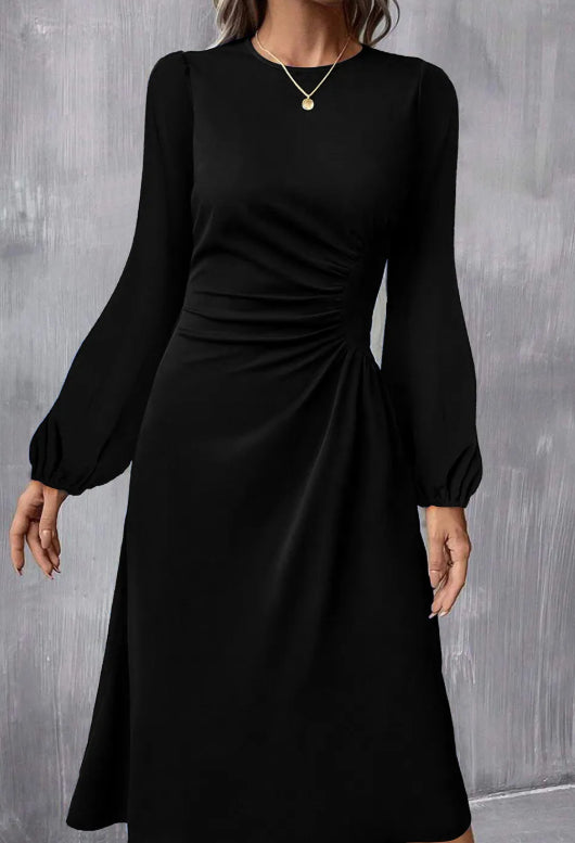 Eleonora Ruched Midi Dress