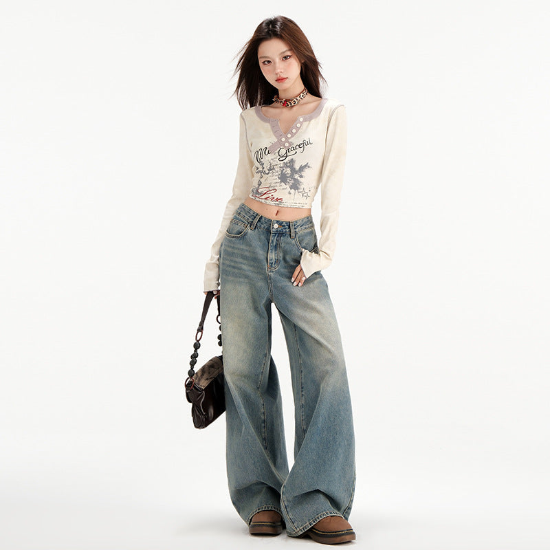 Livia Baggy Wide-Leg Jean