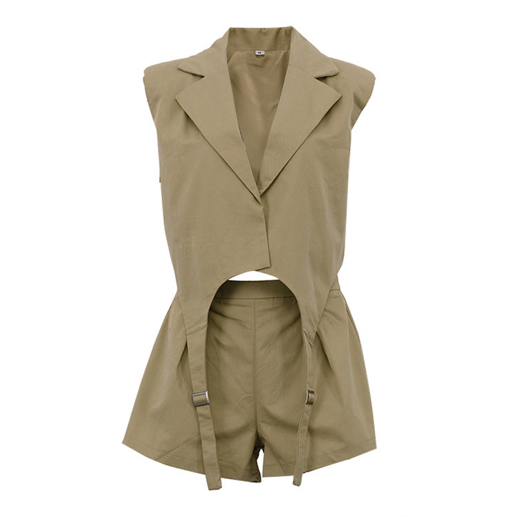 Annalisa Vest & Short Suit Set