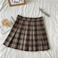 Mirabella Pleated Plaid Skirt