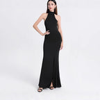 Ottavia Halter Maxi Gown — Oli Amore