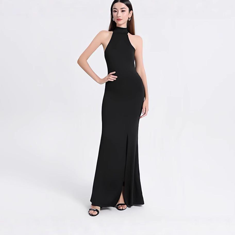 Ottavia Halter Maxi Gown