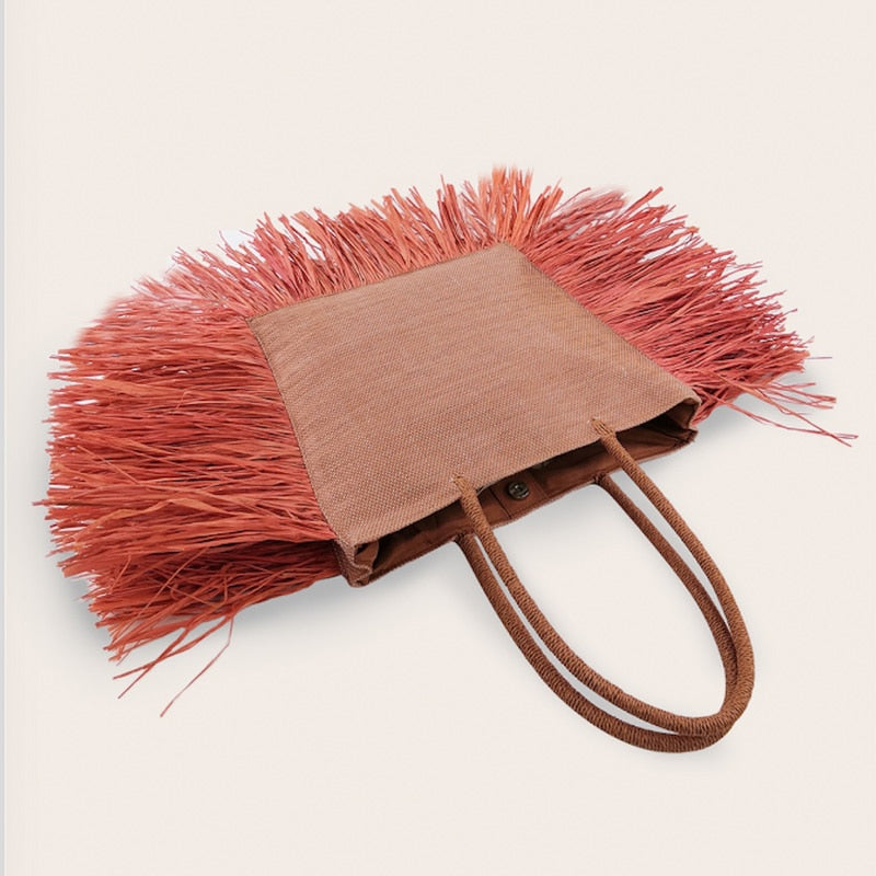 Riviera Raffia Beach Tote — Oli Amore