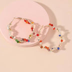 Gemma Crystal Hoop Earrings — Oli Amore