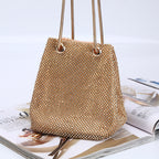 Damiana Crystal Mesh Pouch Bag