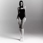 Carmen Velvet Bow Halter Backless Bodysuit