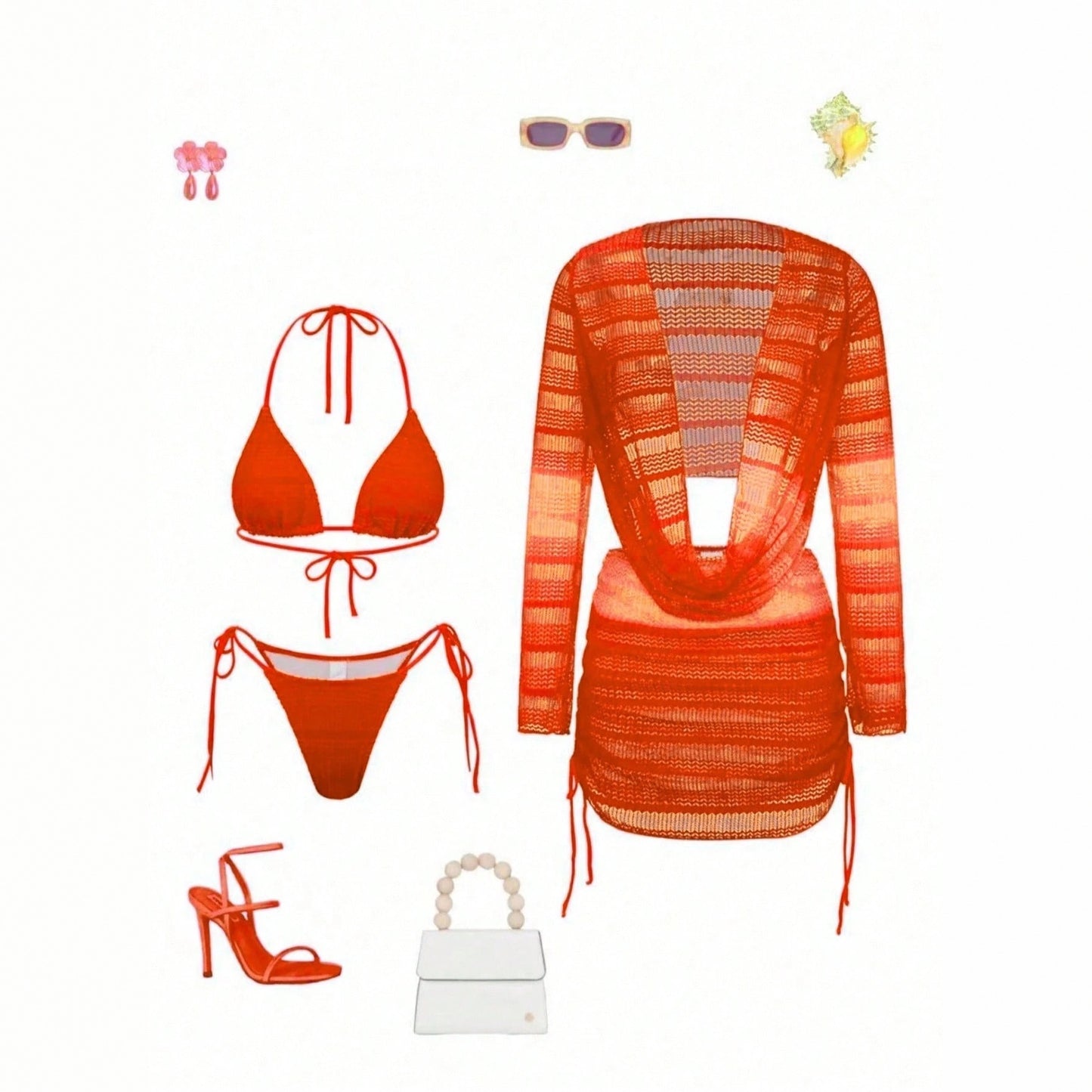 Marbella Crochet Cover-Up Set