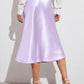 Serena Satin Bias Midi Skirt