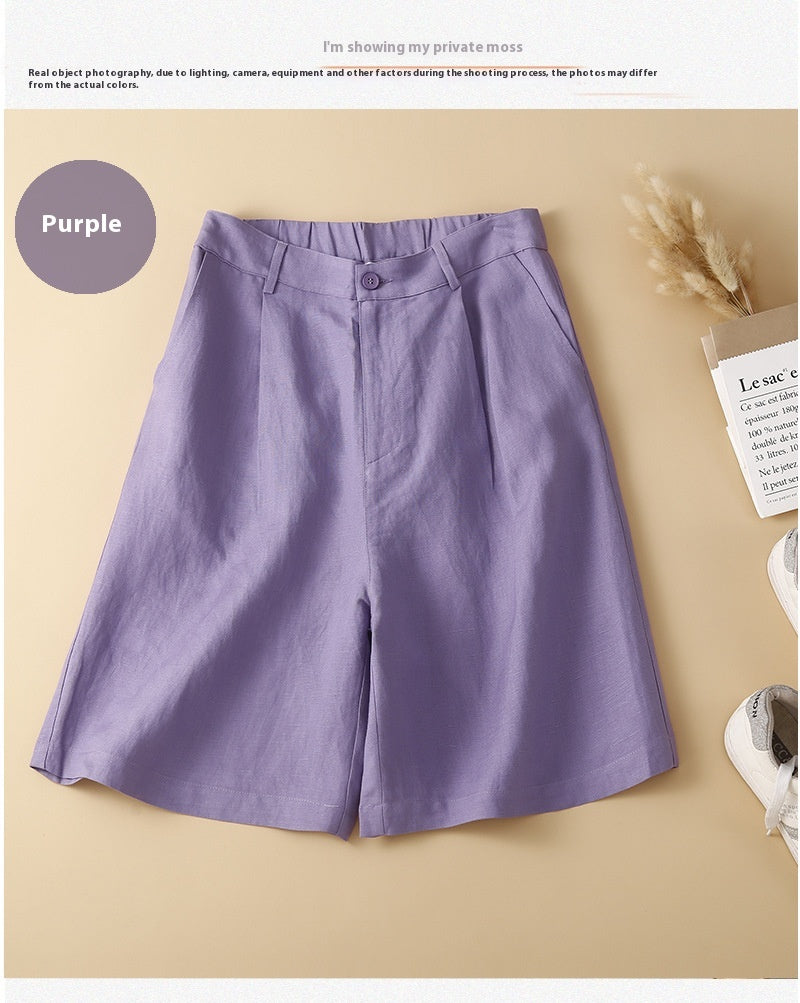 Giorgia Tailored Linen Shorts